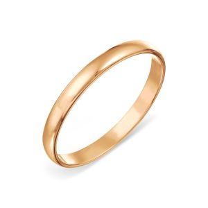 Золотое обручальное кольцо